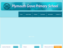 Tablet Screenshot of plymouthgrove.net